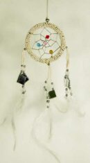 Dream Catcher Beaded Natural 6cm