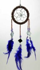 Dream Catcher Bead Purple 6cm