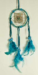 Dream Catcher Beaded Blue 3 Inch