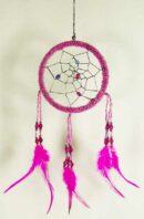 Dream Catcher Beaded Pink 5002 9cm