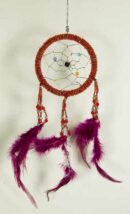 Dream Catcher Bead Red 9cm