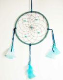 Dream Catcher Beaded Blue 18cm