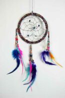 Dream Catcher Beaded Rainbow 11.5cm