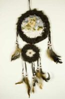 Dream Catcher Brown Wolf In Sky