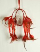 Dream Catcher Double Red 4 Inch