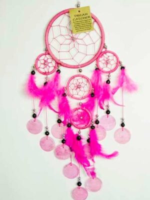 Dream Catcher Pink With Shell 11.5cm