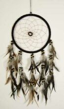 Dream Catcher Black Beaded Centre 21.5cm