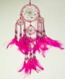 Dream Catcher Beaded Pink 9cm 5003