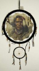 Dream Catcher Indian Man 13 Inch