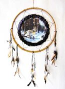 Dream Catcher Wolf 20 Inch