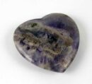 Stone Heart Amethyst Flat