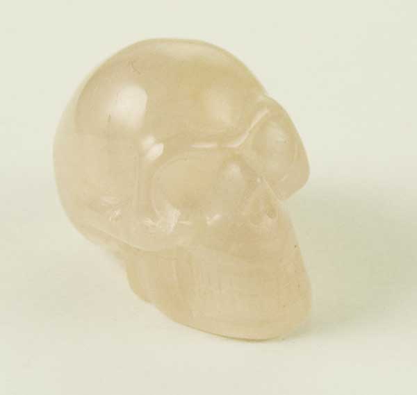 Skull Rose Quartz 40mm
