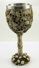 Goblet Ivory Skull Heads