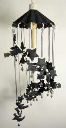 Mobile Witch On Broom Black
