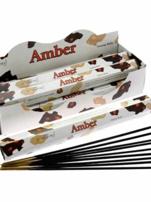 Incense Stick Stamford Hexagonal Amber 6pcs
