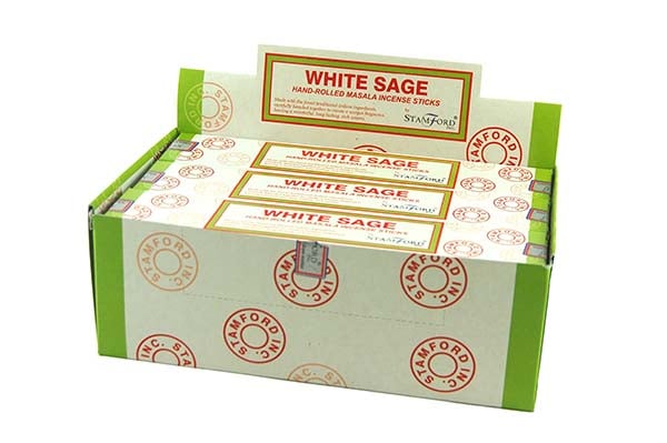 Incense Stick Stamford Masala White Sage 12 Packs