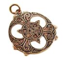 Pendant Bronze Celtic Triangle