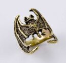 Ring Bronze Bat With Wings