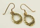 Earring Bronze Celtic Drop