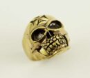 Ring Bronze Skull And Cross