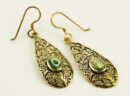 Earring Bronze Drop Abalone