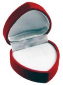 Ring Box Heart Red 2pcs