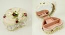 Box Heart With Flower 12x9.5x4cm