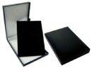 Necklet Box Leather Black 10.5 X 15cm