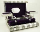 Box Jewellery Metal Purple
