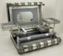 Box Jewellery Metal Grey 11X8 Inch