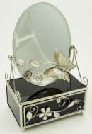 Jewellery Box Black Glass L12cm