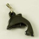 Pendant Hematite Dolphin