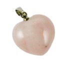 Pendant Heart Rose Quartz 15mm