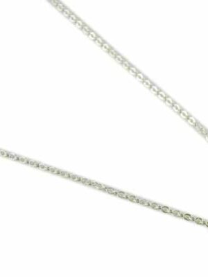 Chain Silver Plated Trace 18 Inch 10 pcs