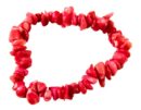 Bracelet Chip Pink Coral 7 Inch
