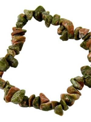 Bracelet Chip Unakite 7 Inch