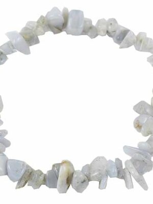 Bracelet Chip Chalcedony 7 Inch