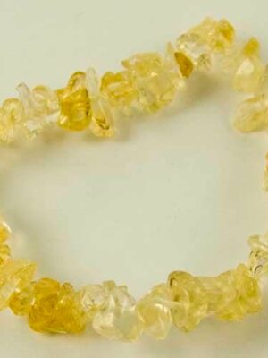 Bracelet Chip Citrine 7 Inch