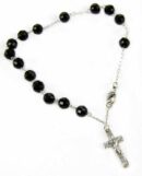 Bracelet Rosary Bead Black