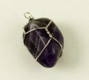 Pendant Rough Stone Amethyst 15-30 mm