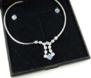 Necklace And Earring Set Blue