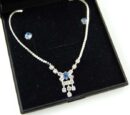 Necklace And Earring Set Blue