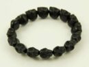 Bracelet Skull Black Howlite