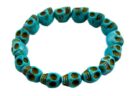 Bracelet Skull Turquoise Howlite