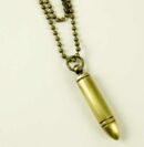 Necklace Bullet Golden Colour