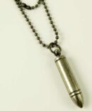 Necklace Bullet Silver Colour