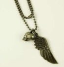 Necklace Skull With Wings