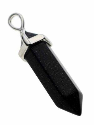 Pendant Fixed Wand Blue Goldstone