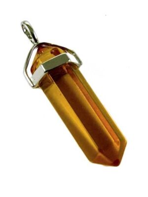 Pendant Fixed Wand Citrine