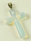 Pendant Cross Opalite 30X20mm